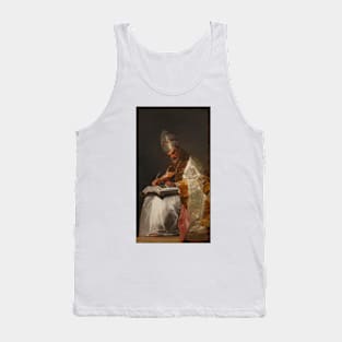 Saint Gregory the Great, Pope by Francisco Goya Tank Top